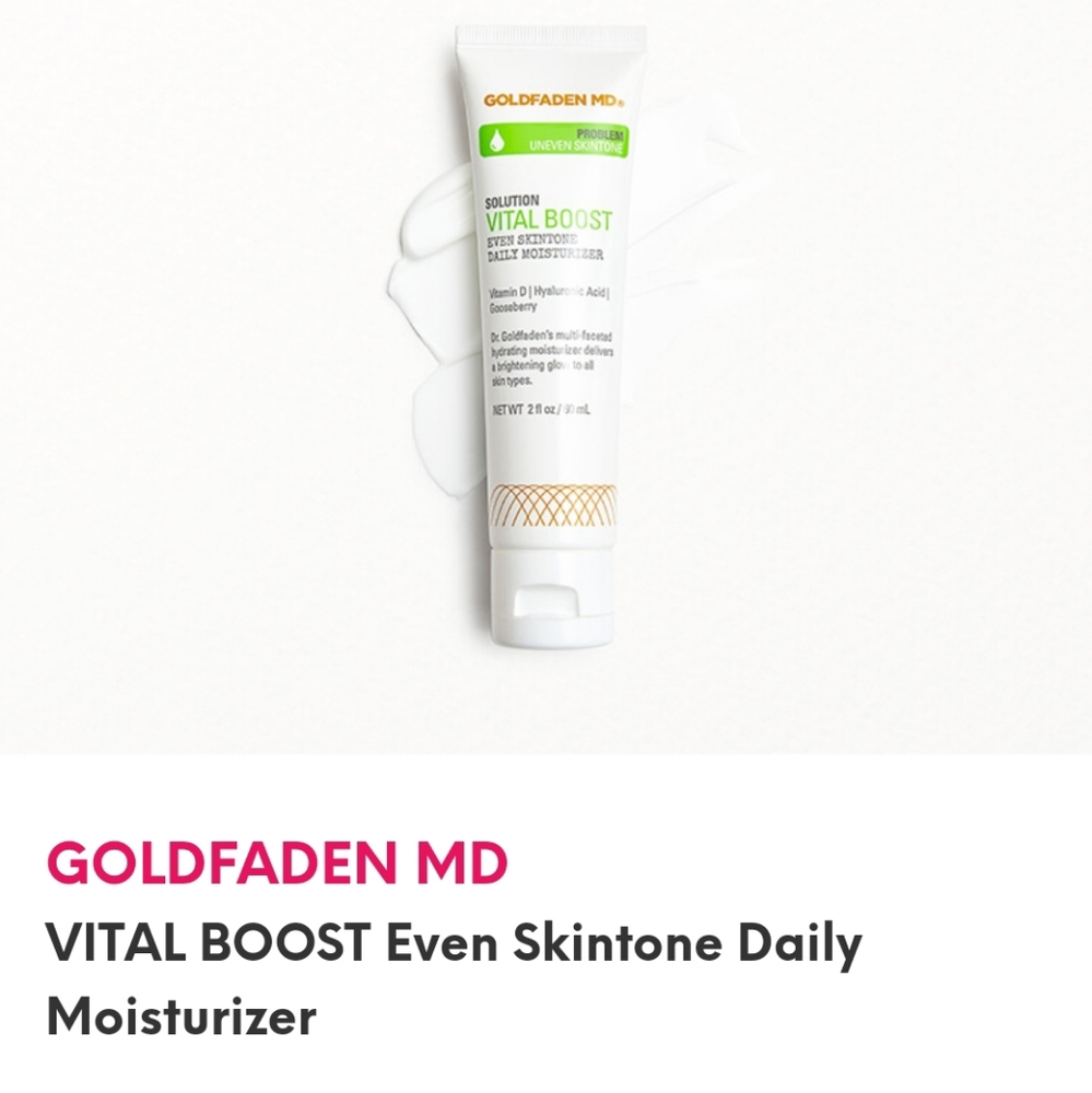 Goldfaden MD moisturizer